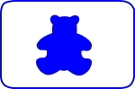 Fustella orsetto teddy 15mm. FUSTELLE SMALL