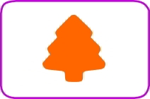 Fustella albero cm. 3,8 FUSTELLE 3,8
