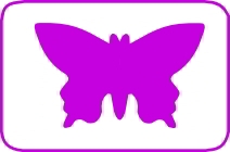 Fustella farfalla cm. 5,00 FUSTELLE 5,00