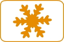 Fustella fiocco di neve cm 7,5 