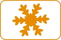 Fustella fiocco di neve cm 7,5 FUSTELLE 7,5