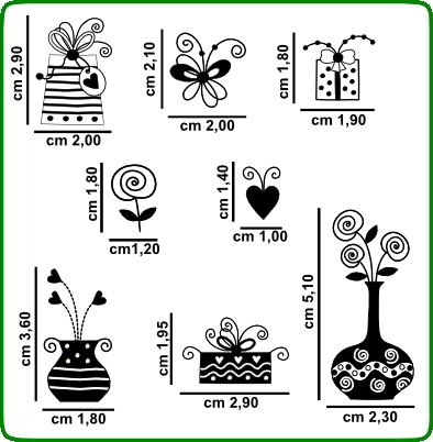 Timbri Trasparenti serie Fiori TIMBRI TRASPARENTI