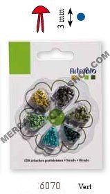 Mini Brads verdi ACCESSORI