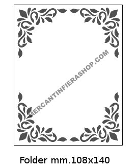 Embossing Folder Cornice Fiori EMBOSSING