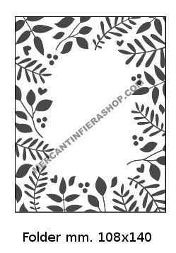 Embossing Folder Cornice Foglie EMBOSSING