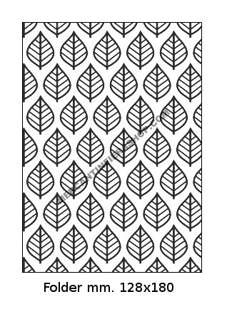 Embossing Folder Sfondo Foglie EMBOSSING