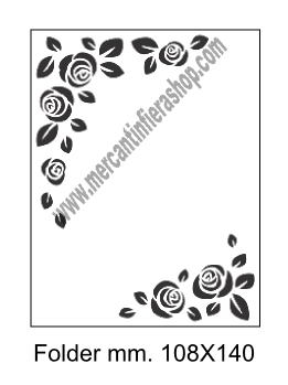 Embossing Folder Rose per Big Shot EMBOSSING