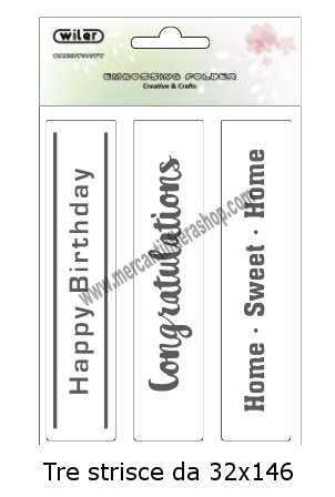 Embossing Folder Scritte EMBOSSING