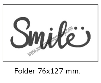 Embossing Folder Smile EMBOSSING