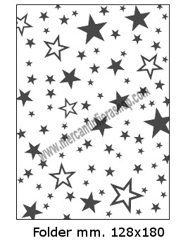 Embossing Folder Sfondo Stelle EMBOSSING