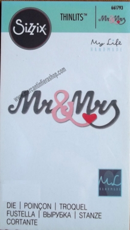 Thinlits Sizzix MR&MRS SOTTILI