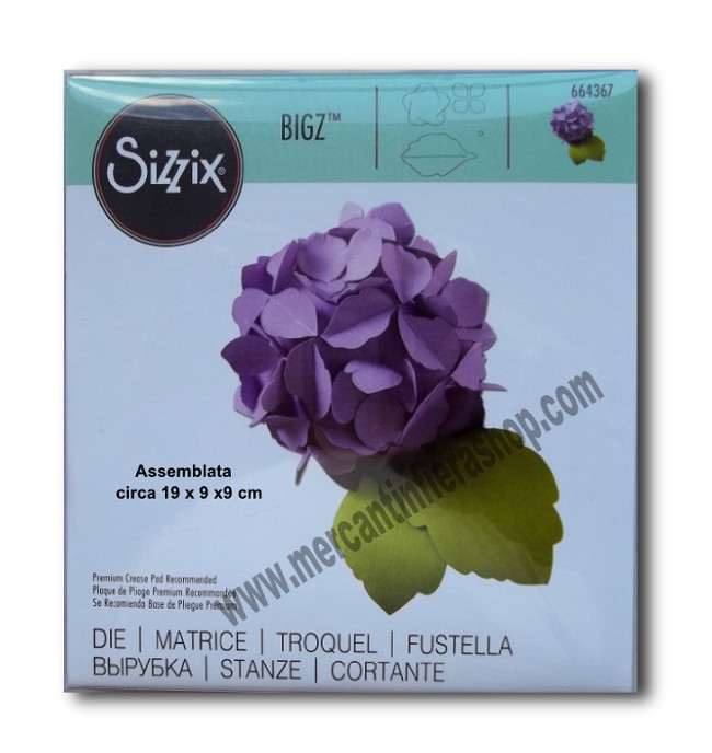 Fustella Sizzix Bigz Hydrangea 