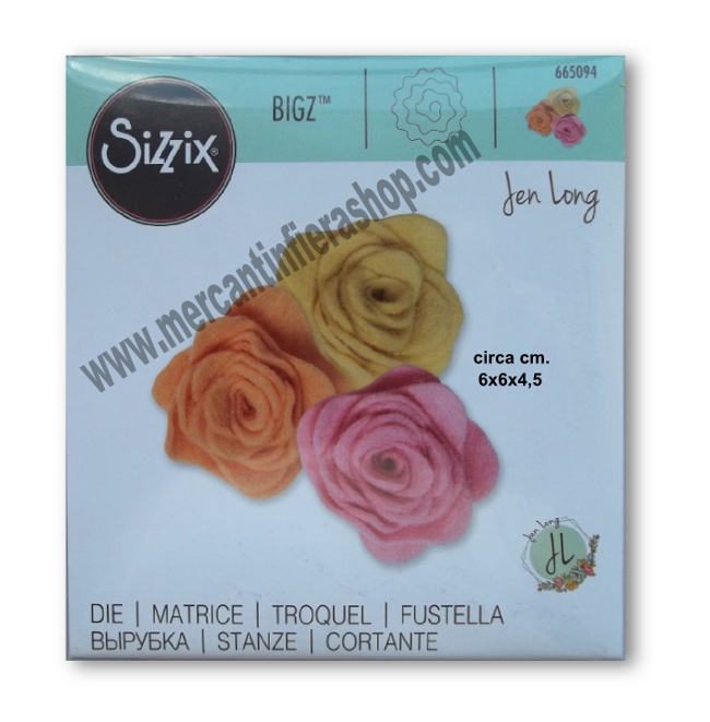 Sizzix Bigz 3D Rose By Jen Long 