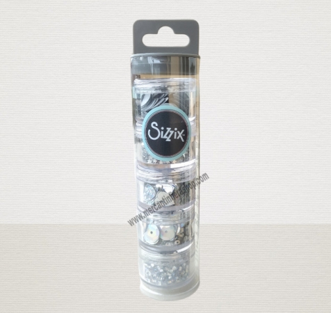 Sizzix Sequins & Beads Argento BIG SHOT