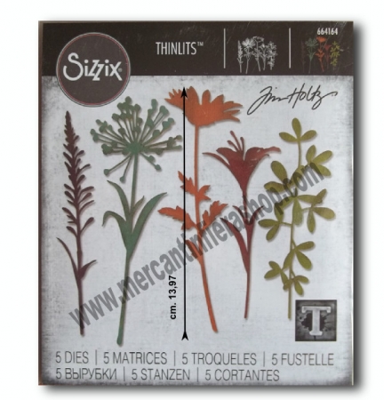 Sizzix Thinlits Wildflower Stem SOTTILI