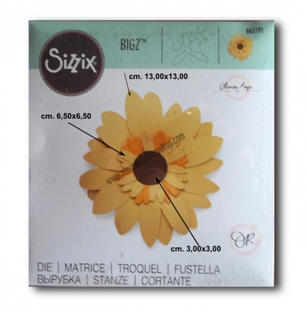 Fustella Sizzix Bigz Sunflower ALTE