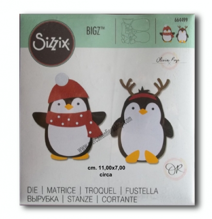 Fustella Sizzix Bigz Pinguini ALTE