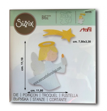 Sizzix Bigz Angelo con candela ALTE