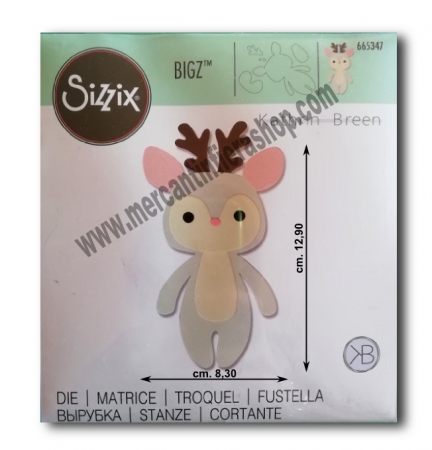 Fustella Sizzix Bigz Pupazzo Natale ALTE