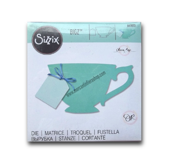 Fustella Sizzix Bigz Tea Cup 