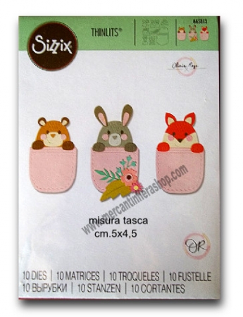 Sizzix Thinlits Pocket Pals SOTTILI