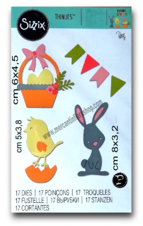 Sizzix Thinlits Pasqua SOTTILI