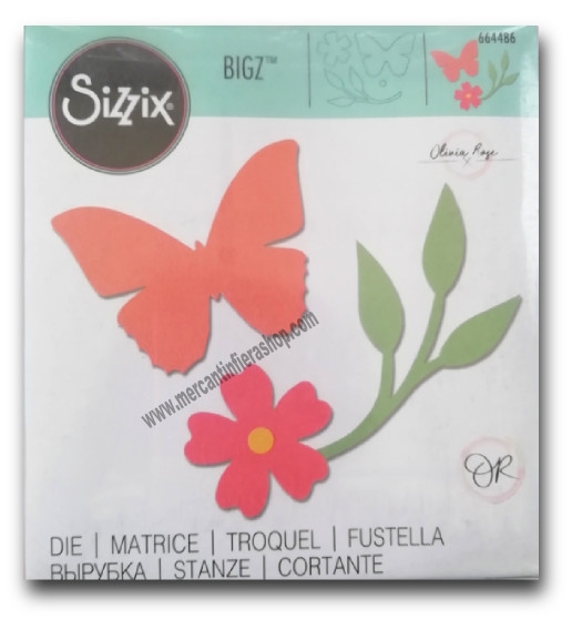 Sizzix Bigz Farfalla e Fiore 