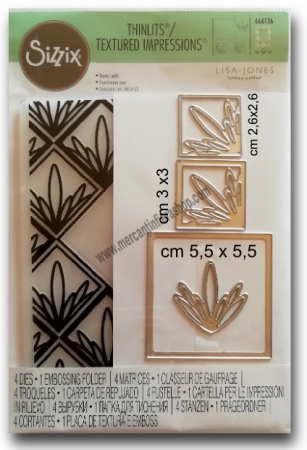 Sizzix Thinlits/embossing folder cornice/deco SOTTILI