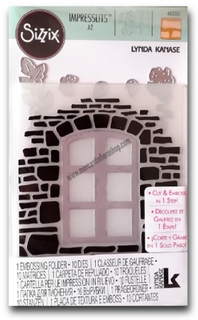 Sizzix Thinlits+Embossing Folder Window SOTTILI